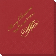 Scrolled Coronation Napkins