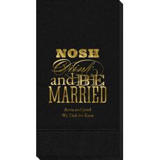 Nosh Drink and Be Married Guest Towels