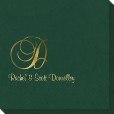 Elegant Initial Napkins