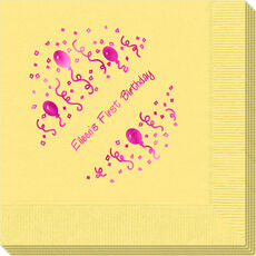 Balloons and Streamers Napkins