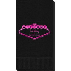 Welcome Marquee Guest Towels
