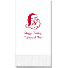 Happy Santa Claus Guest Towels