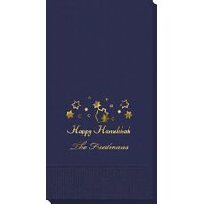 Happy Hanukkah Guest Towels