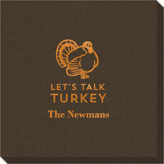 Let's Talk Turkey Linen Like Napkins