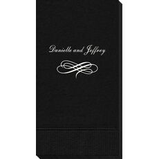 Scrolled Coronation Guest Towels