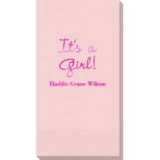 Sweet Baby Girl Guest Towels