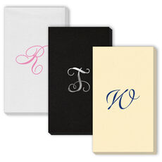 Design Your Own Single Initial Linen Like Guest Towels