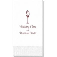 Bubbly Champagne Guest Towels