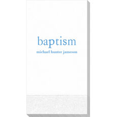 Big Word Baptism Guest Towels