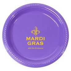 Mardi Gras Plastic Plates