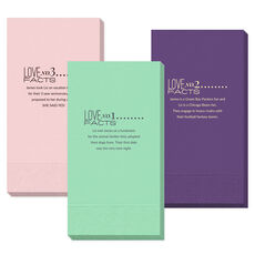 Just the Love Facts Guest Towels