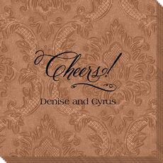 Elegant Cheers Carte Napkins