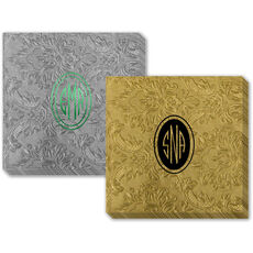 Outlined Oval Monogram Carte Napkins