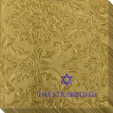 Little Star of David Carte Embossed Napkins
