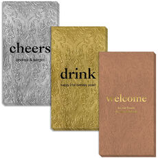 Design Your Own Big Word Carte Guest Towels