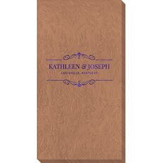 St. Regis Scroll Carte Guest Towels