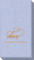 Refined Cheers Moire Guest Towels