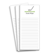 Golf Club Skinnie Notepads