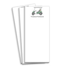 Golf Cart Skinnie Notepads