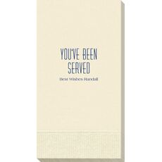 You've Been Served Guest Towels