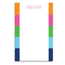 Sorbet Stripes Notepad