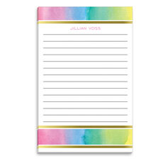 Pastel Watercolor Notepad