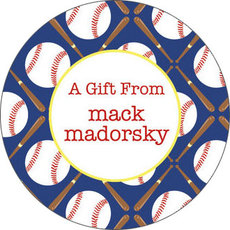 Baseball Gift Stickers