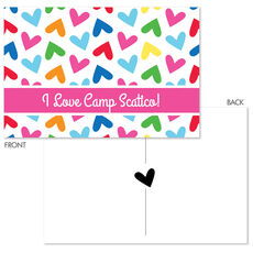 Rainbow Hearts Camp Postcards