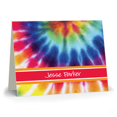 Tie-Dye Folded Note Cards