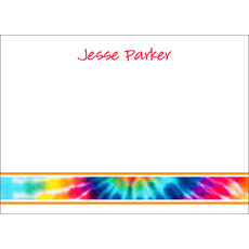 Tie-Dye Flat Note Cards