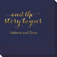 And the Story Begins Napkins