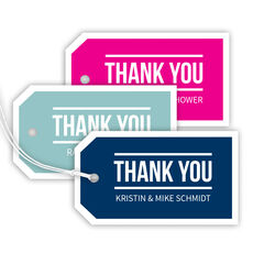 Bold Thank You Hanging Gift Tags
