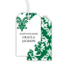 Damask Hanging Gift Tags