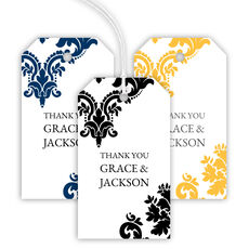 Damask Hanging Gift Tags