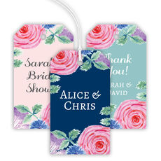 Vintage Flower Hanging Gift Tags