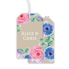 Vintage Flower Hanging Gift Tags