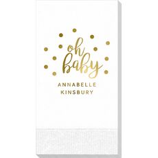 Confetti Dots Oh Baby Guest Towels