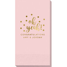 Confetti Dots Oh Yeah! Guest Towels