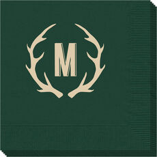 Antlers Initial Napkins