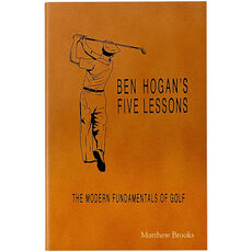 The Modern Fundamentals of Golf Personalized Leather Book