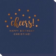Confetti Dots Cheers Napkins
