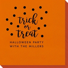 Confetti Dots Trick or Treat Napkins