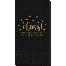 Confetti Dots Cheers Guest Towels