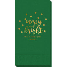 Confetti Dots Merry and Bright Guest Towels