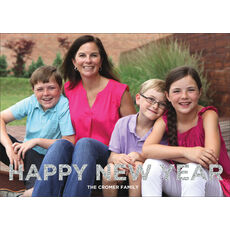 New Year Cards, Personalized New Year Photo Cards - The Stationery Studio