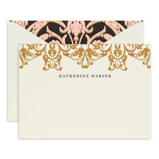 Black and Gold Flat Note Cards