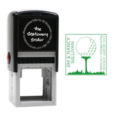 Golf Ball Address Self-Inking Stamp