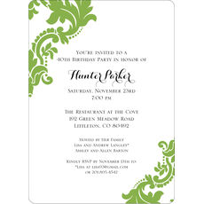 Damask Invitations