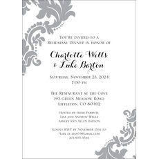 Damask Invitations