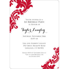 Damask Invitations